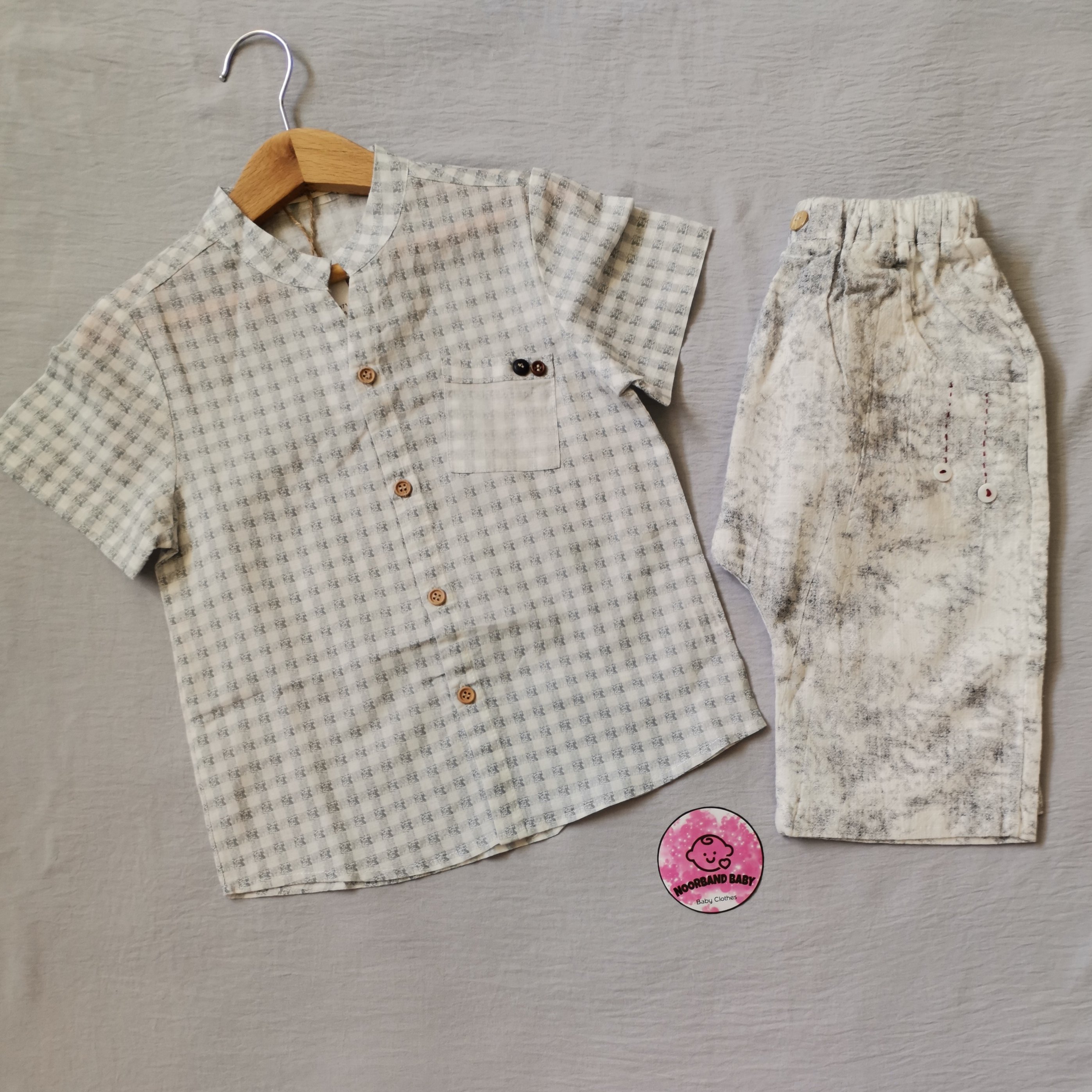 شلوارک و پیراهن پسرانه