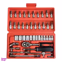 مجموعه 46 عددی آچار و سری بکس و پیچ گوشتی مدل PH46