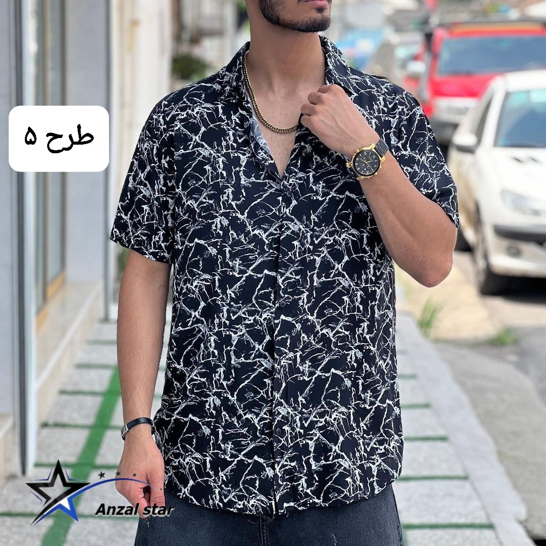 پیراهن هاوایی طرح 5-کد 256