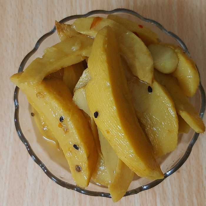 ترشی انبه خلالی بدون پوست و هسته از  باغات میناب 5 کیلویی