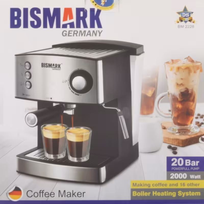 اسپرسوساز بیسمارک مدل BM2228 (همراه با 18 ماه گارانتی)