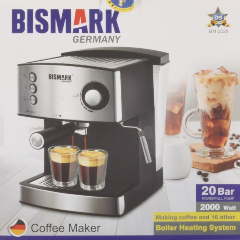 اسپرسوساز بیسمارک مدل BM2228 (همراه با 18 ماه گارانتی)