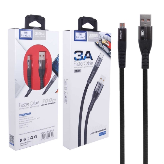 کابل تبدیل USB به micro USB ارلدام مدل EC-077M