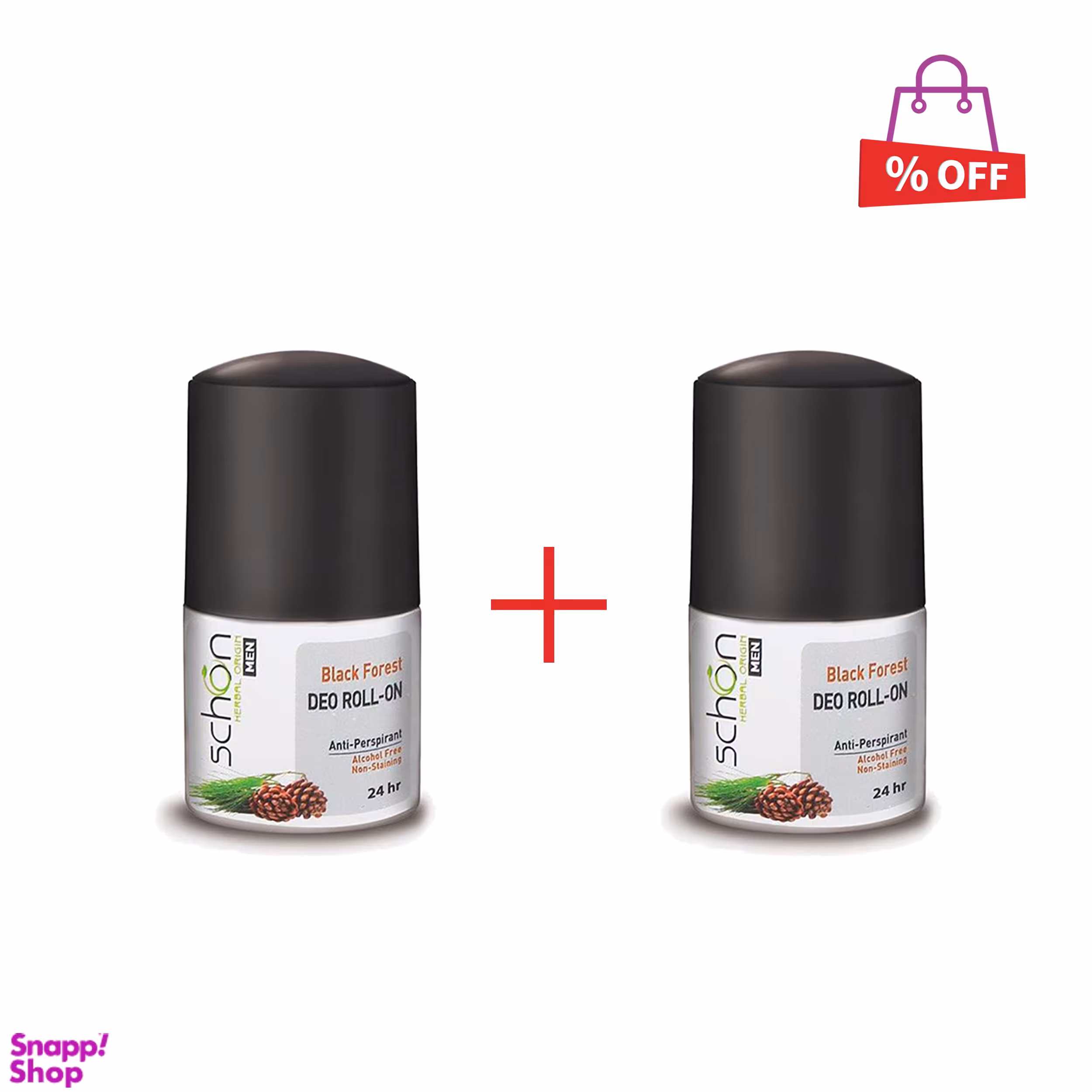 رول ضد تعریق مردانه شون (Schon) مدل Black forest حجم 50 میلی‌ لیتر مجموعه 2 عددی