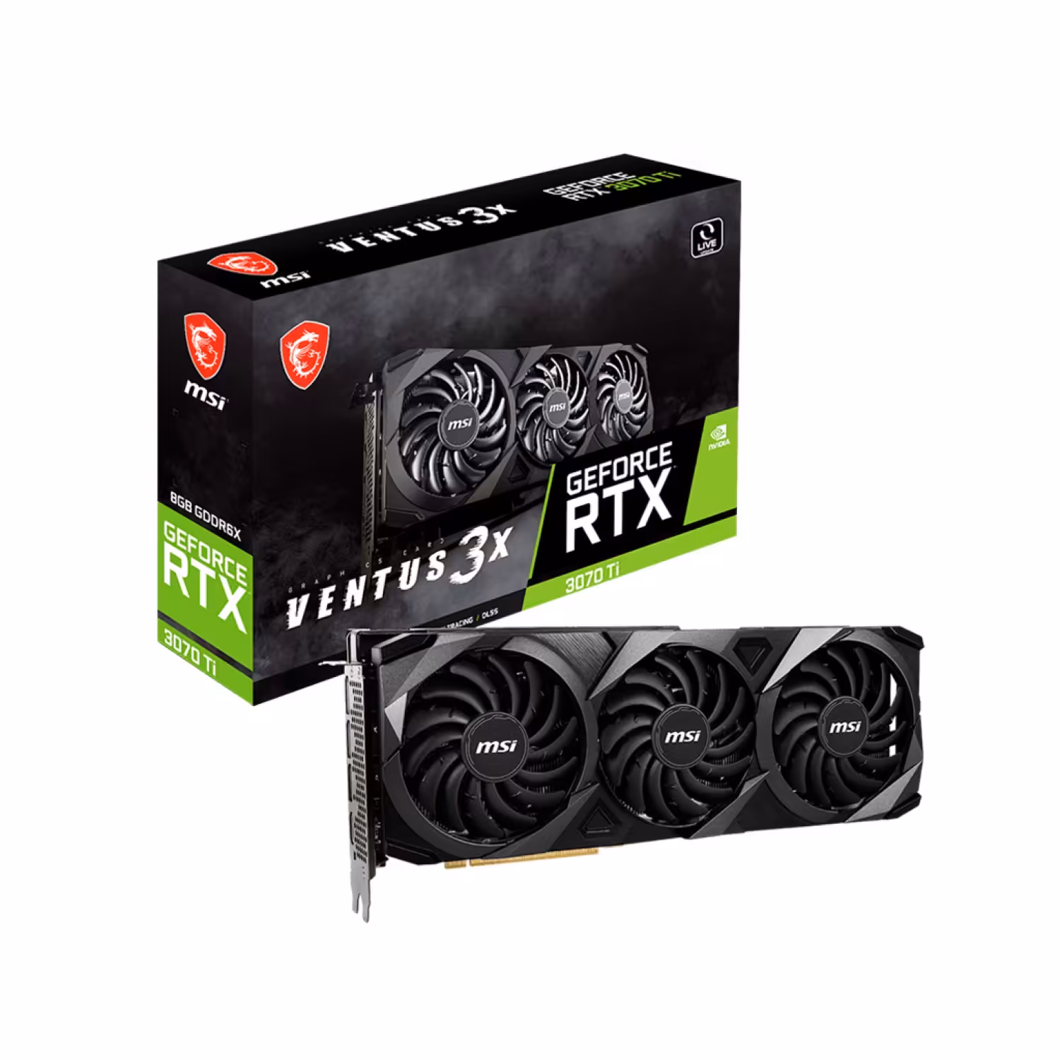 کارت گرافیک ام اس آی RTX 3070 Ti VENTUS 3X 8G OC