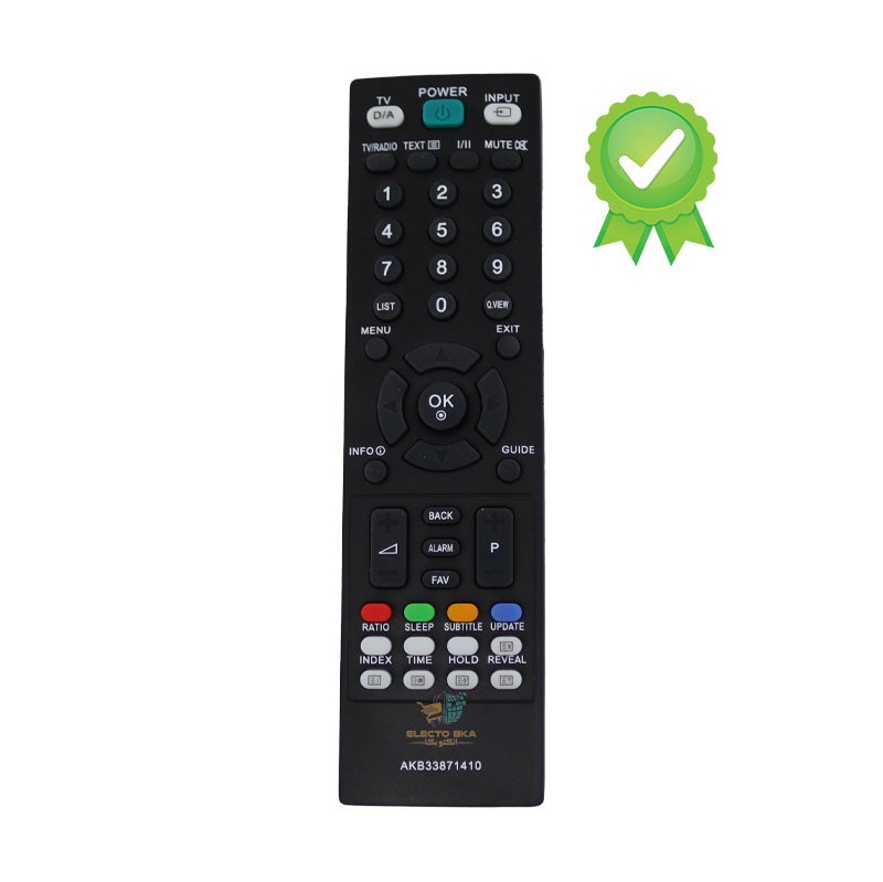 ریموت کنترل ال جی مدل AKB33871410  -فروش کلی کنترل الکتوبکا 2025