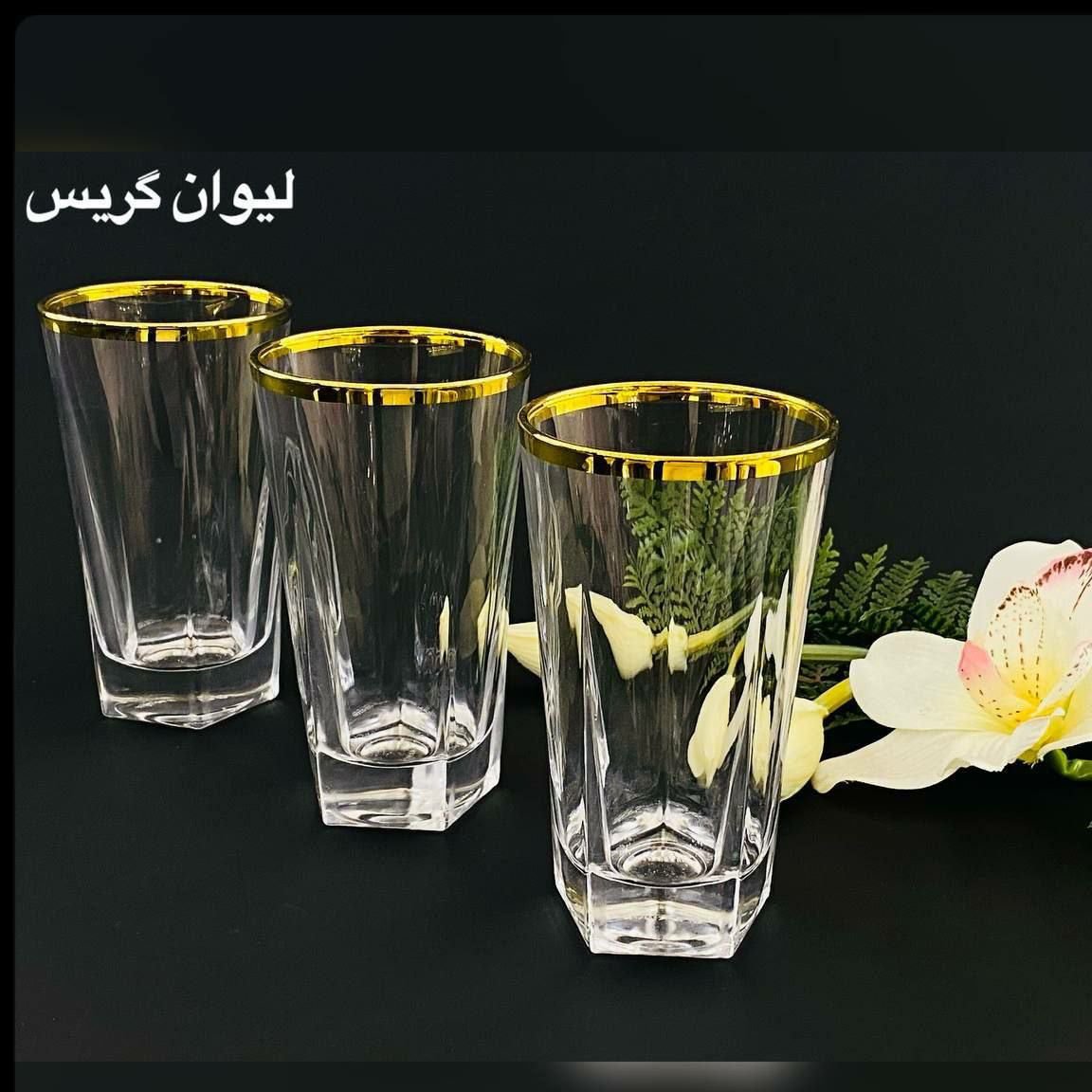 لیوان گریس لب طلا