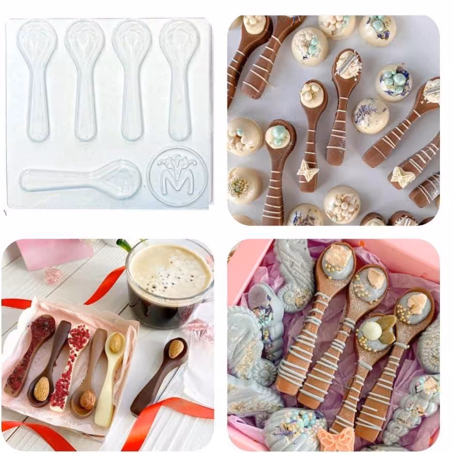 طلق شکلات  قاشق