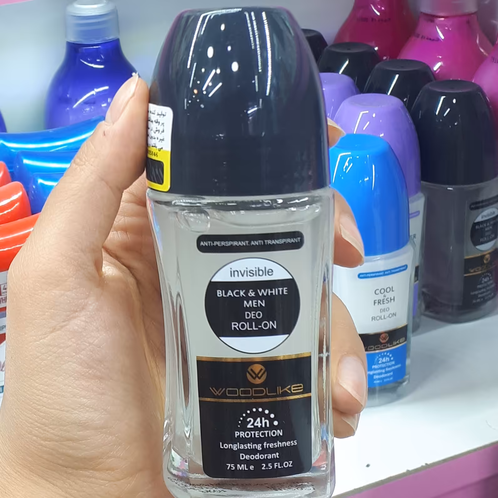 مام رولی وودلایک مدلinvisible  مشکی 