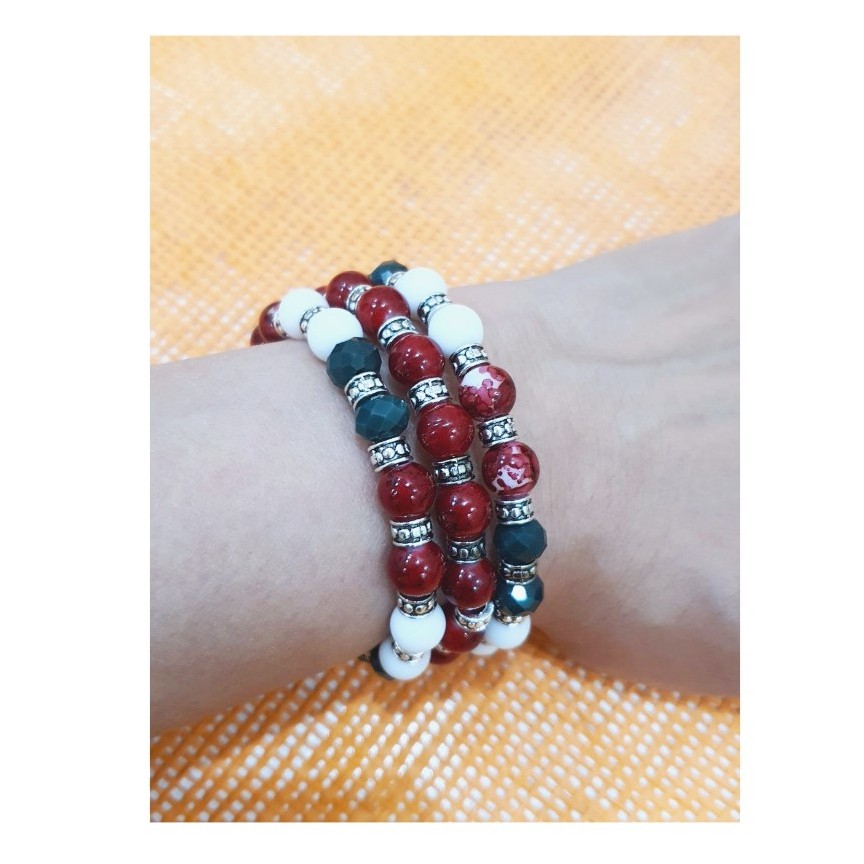 دستبند فنری سه ردیف