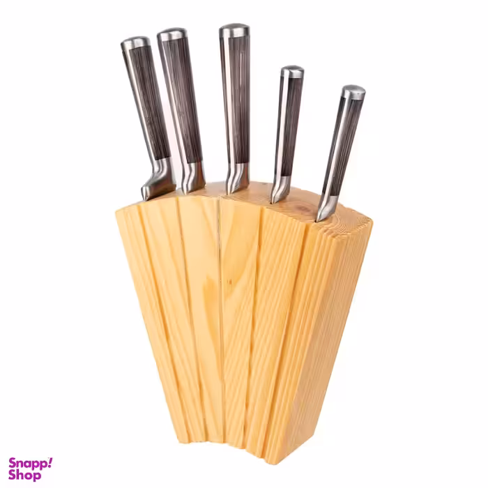 سرویس چاقو 6 پارچه جی ام زد مدل kwb-28