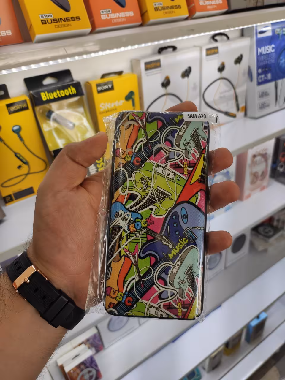 کاور طرح دار 07 مناسب برای گوشی موبایل samsung A30