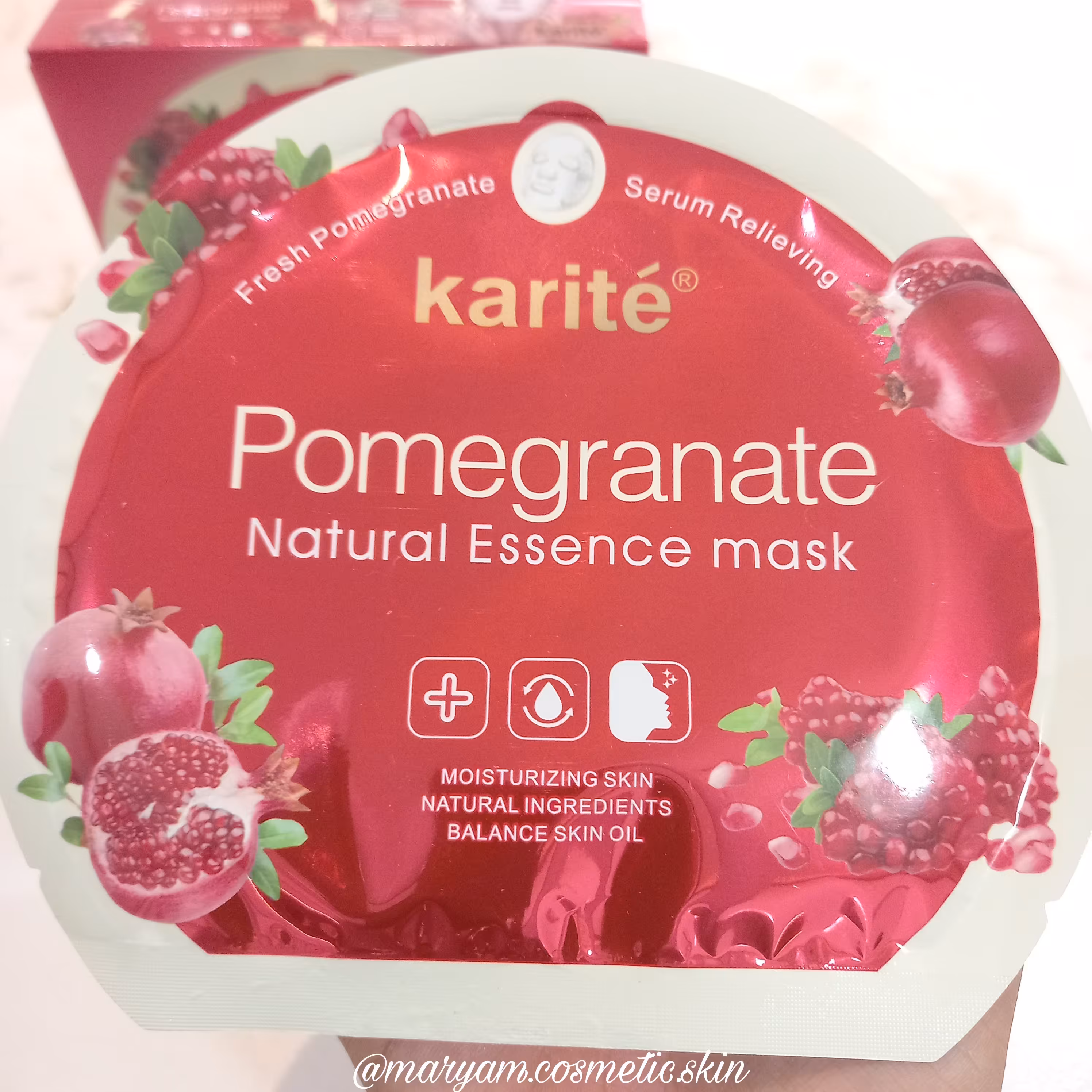 ماسک ورقه ای اورجینال کاریته انار