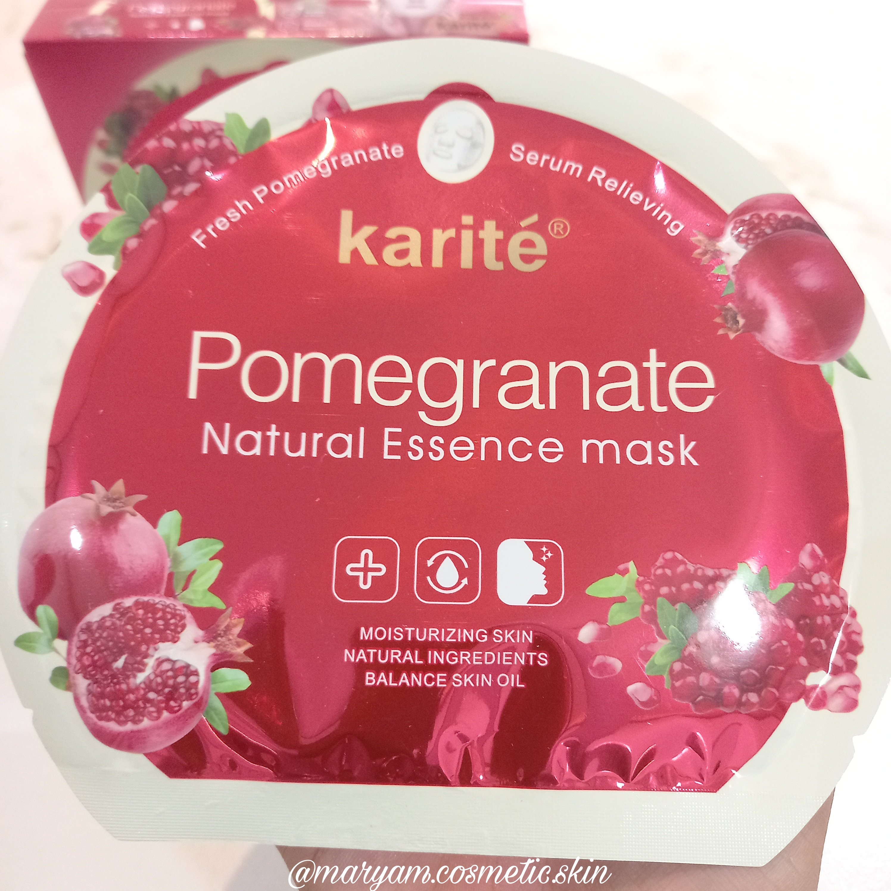 ماسک ورقه ای اورجینال کاریته انار
