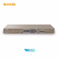 سوئیچ شبکه POE تندا مدل Tenda TEG1118P-16-250W
