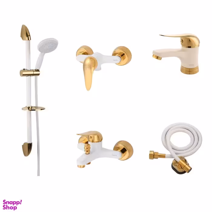 ست شیرآلات فاخته مدل زحل STBS مجموعه 5 عددی