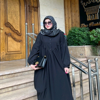 کالکشن محرم مانتو عبایی رزا