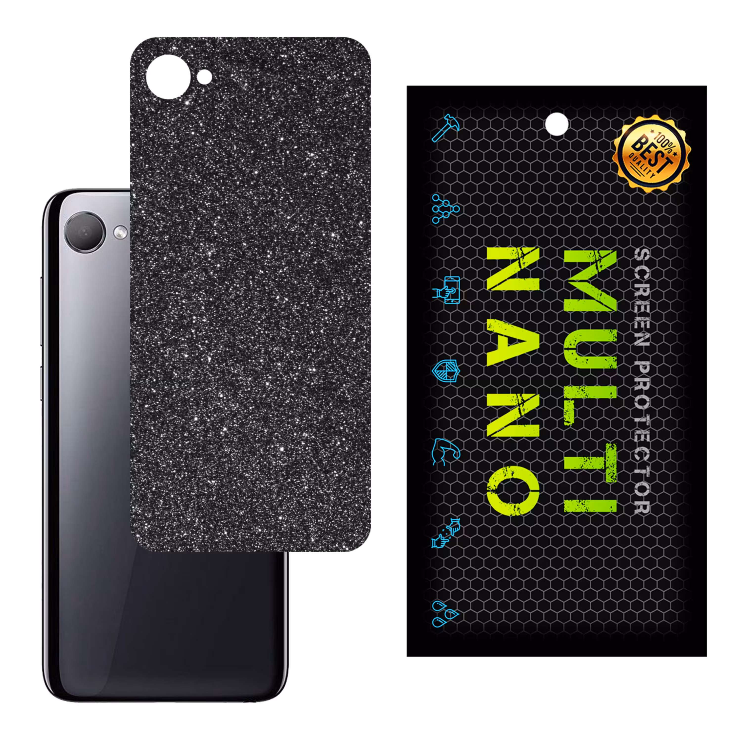 برچسب پوششی MultiNano مدل X-G1F-Gray برای پشت موبایل اچ تی سی Desire 12