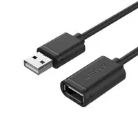 کابل افزایش طول USB 2.0 دو متری یونیتک مدل Y-C450GBK
