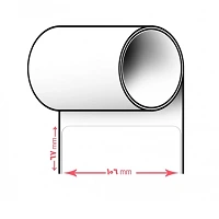 لیبل PVC سایز 67x106 میلی متر