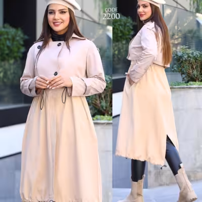 بارانی دو تیکه کت سارافون