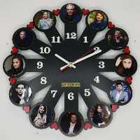 ساعت دیواری عکسدار آذرلاکچری کد pic04