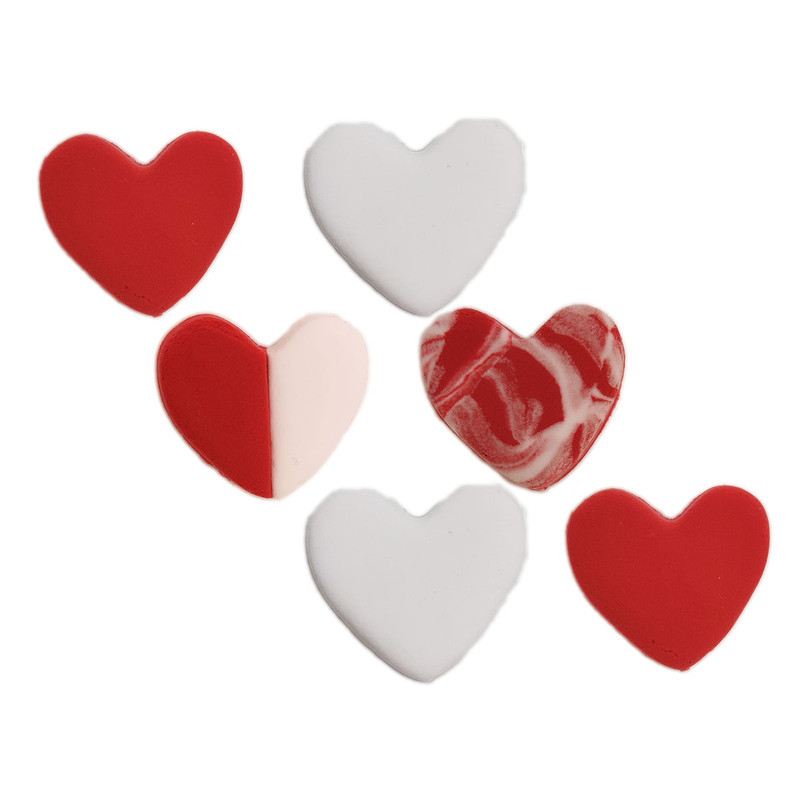 مگنت طرح قلب عشق کد MK199 مجموعه 6 عددی