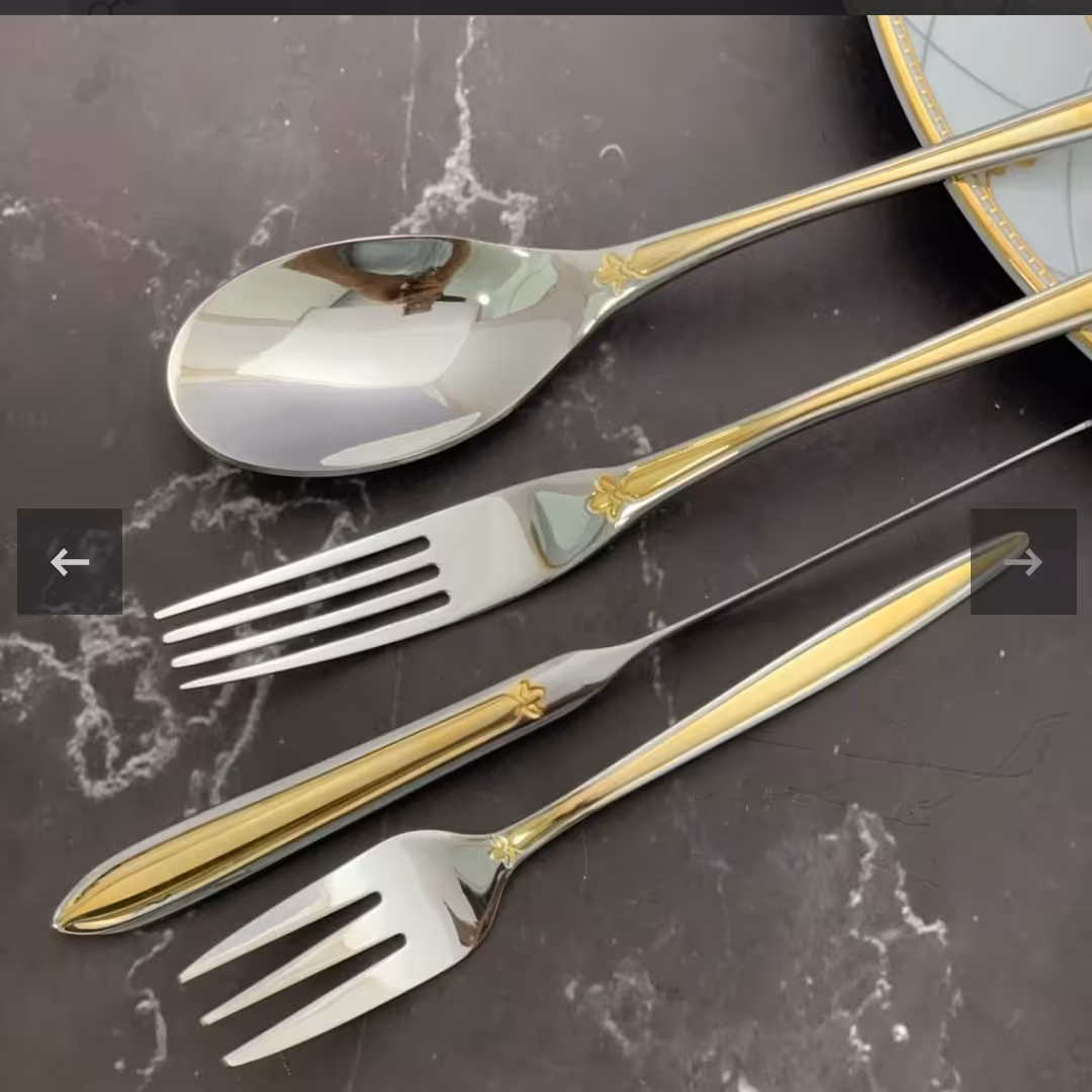 سرویس قاشق و چنگال برند برگامو 44 پارچه.کیفیت خوب..