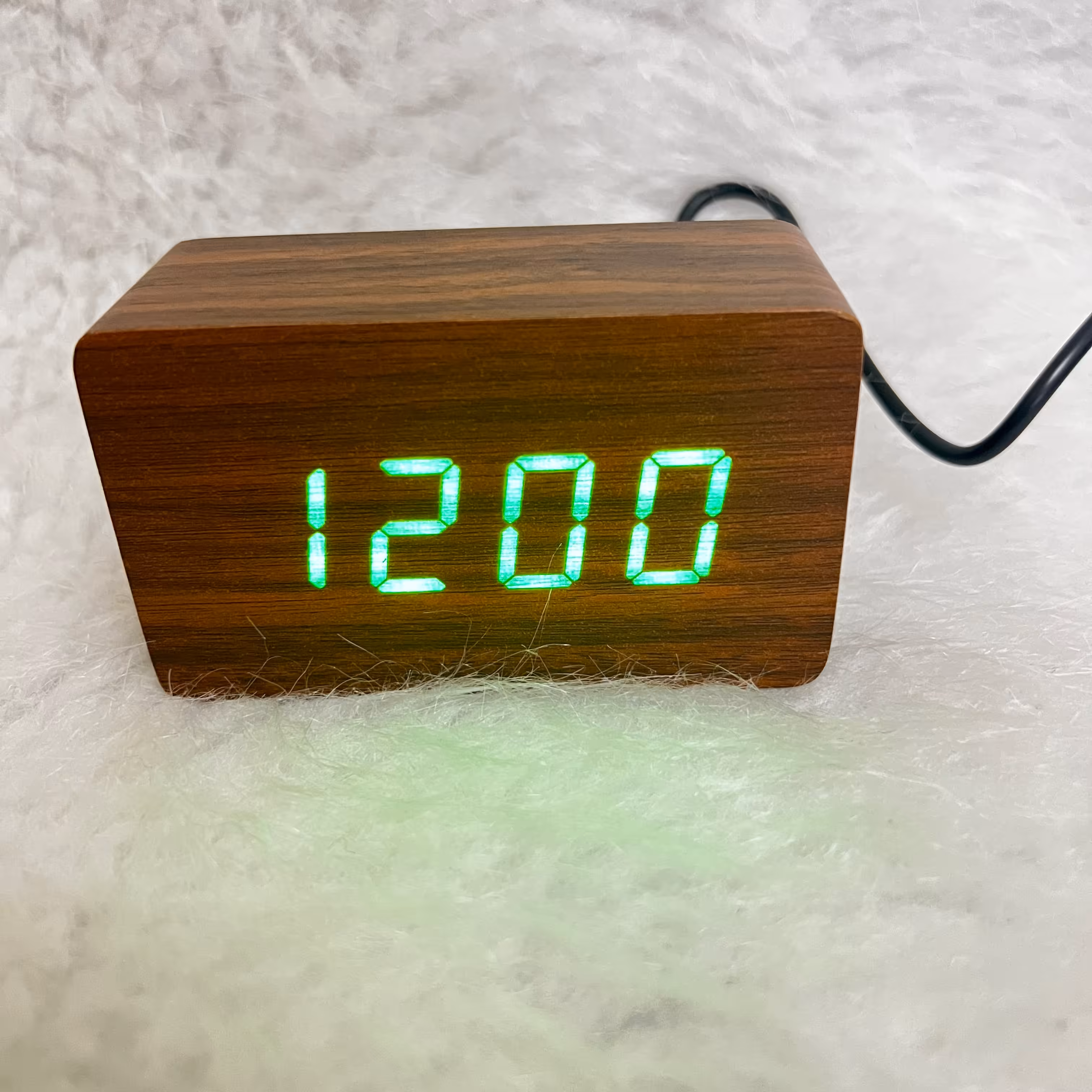 ساعت رومیزی چوبی 