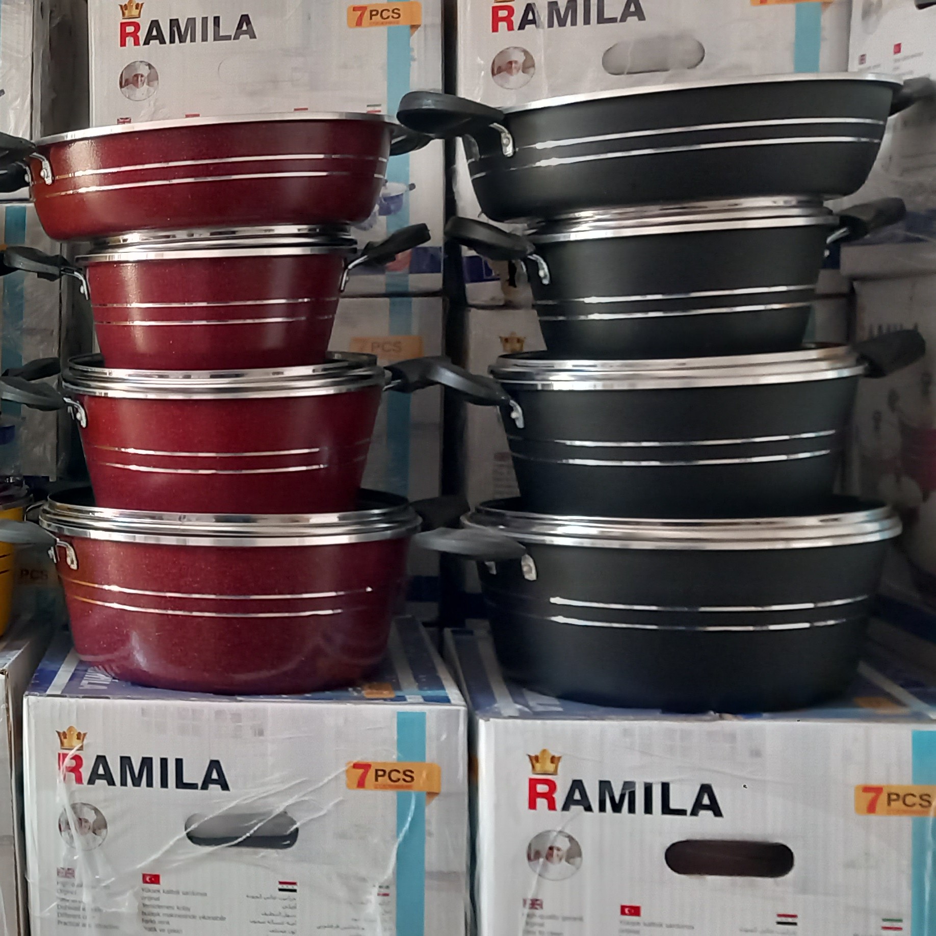 خرید و قیمت تولیدی سرویس قابلمه گرانیتی