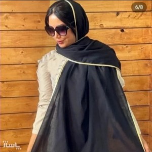 شال دور نوارمشکی