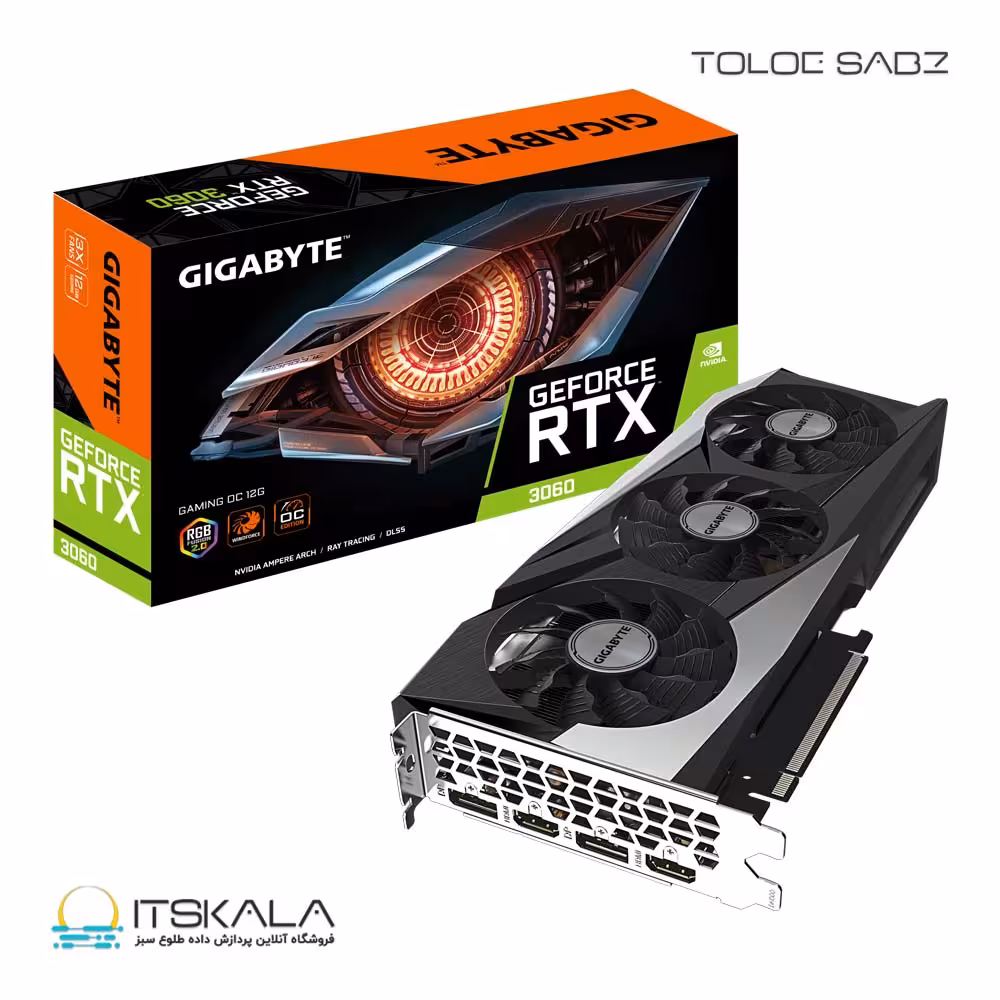 کارت گرافیک گیگابایت GeForce RTX 3060 GAMING OC 12G | ITSKALA