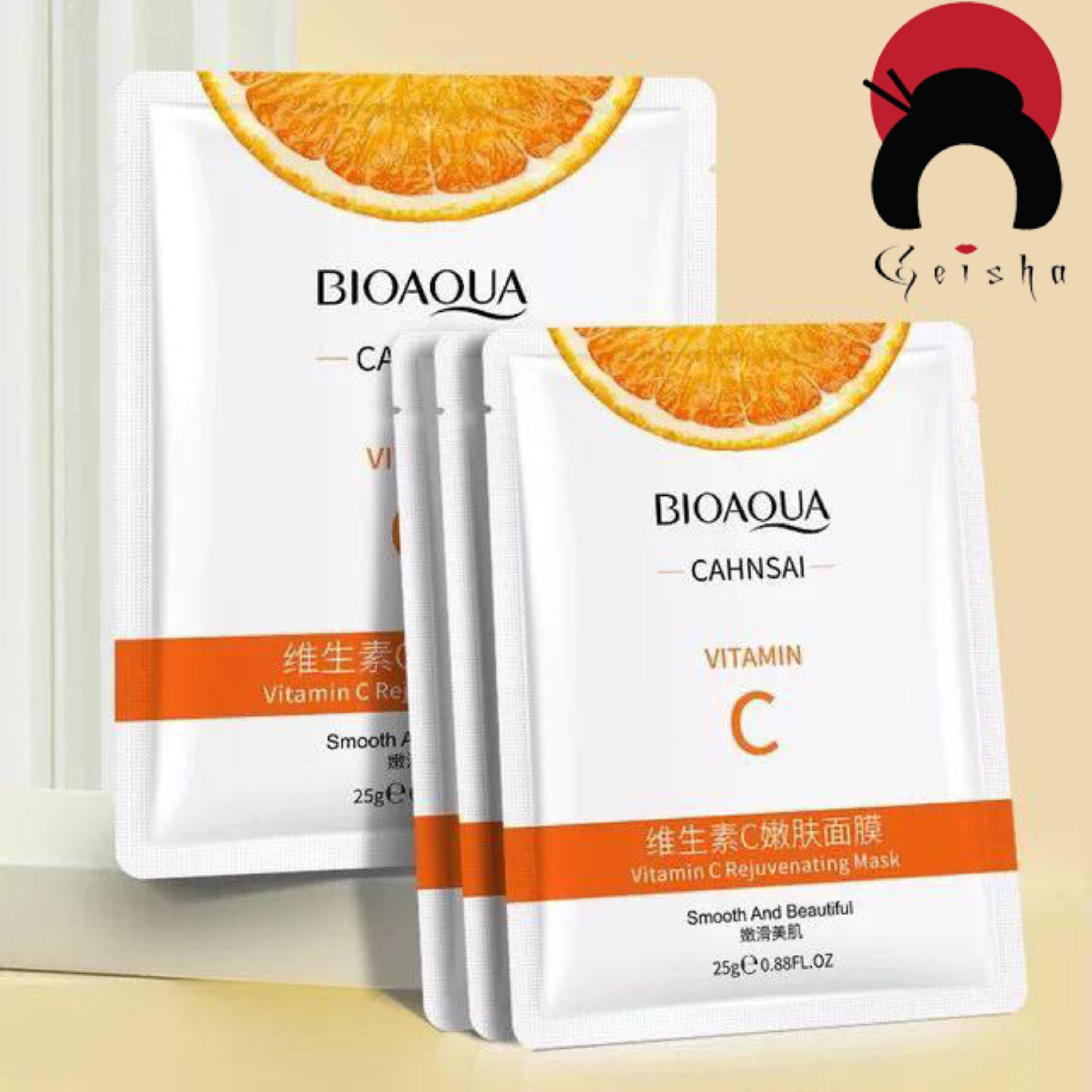 ماسک ورقه ای ویتامین سی بیوآکوا 