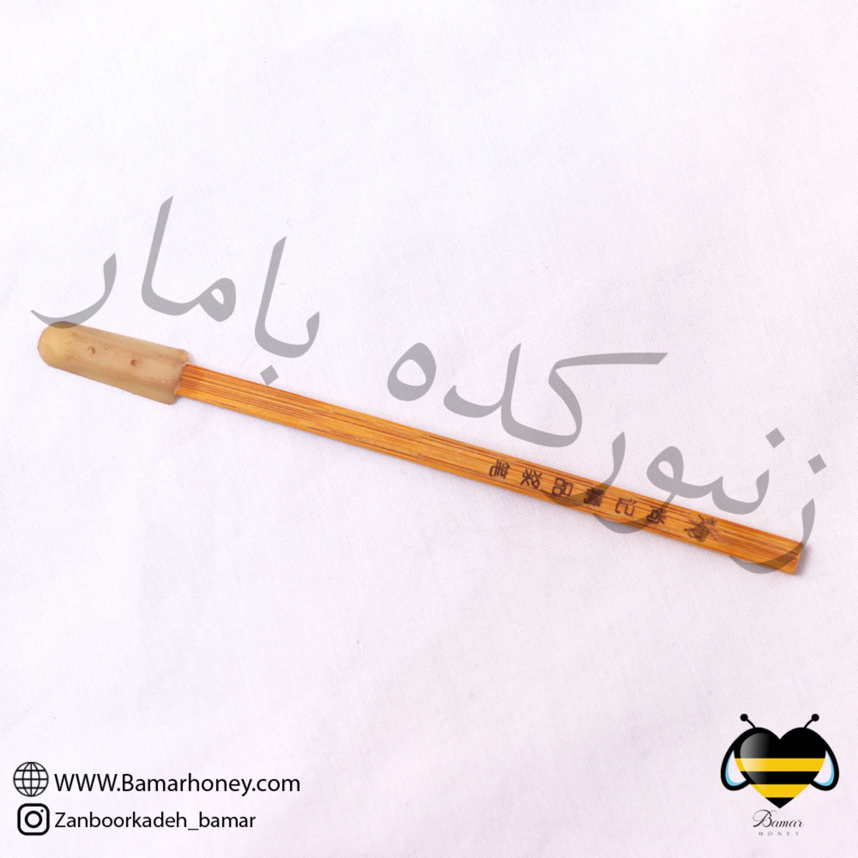 قاشق ژل چینی چوبی یک طرفه