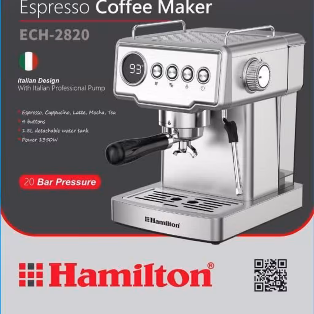اسپرسو ساز همیلتون با ضمانت
مدل 2820
