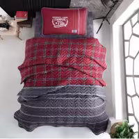 روتختی پنبه دوزی ترک برند کلسی(clasy) مدل campusv1 تک نفره دو تیکه