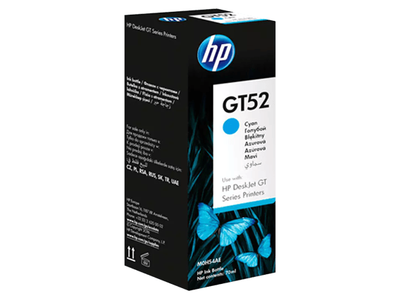 کارتریج جوهر افشان GT52 آبی اچ پی