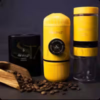 مینی پرسو استارستو 18 بار رنگ زرد همراه با کیف