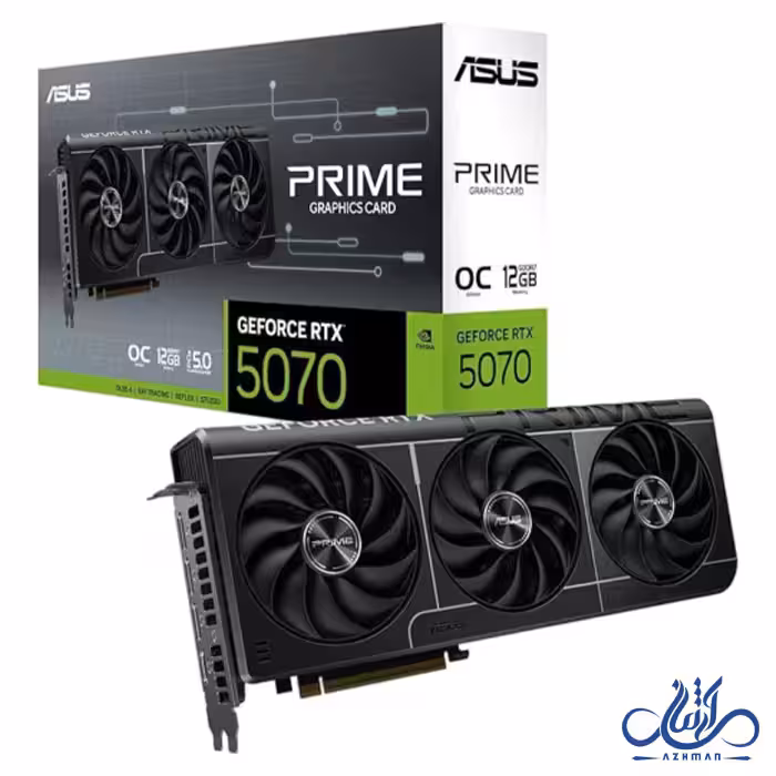 کارت گرافیک ایسوس مدل PRIME GeForce RTX 5070 OC 12GB GDDR7