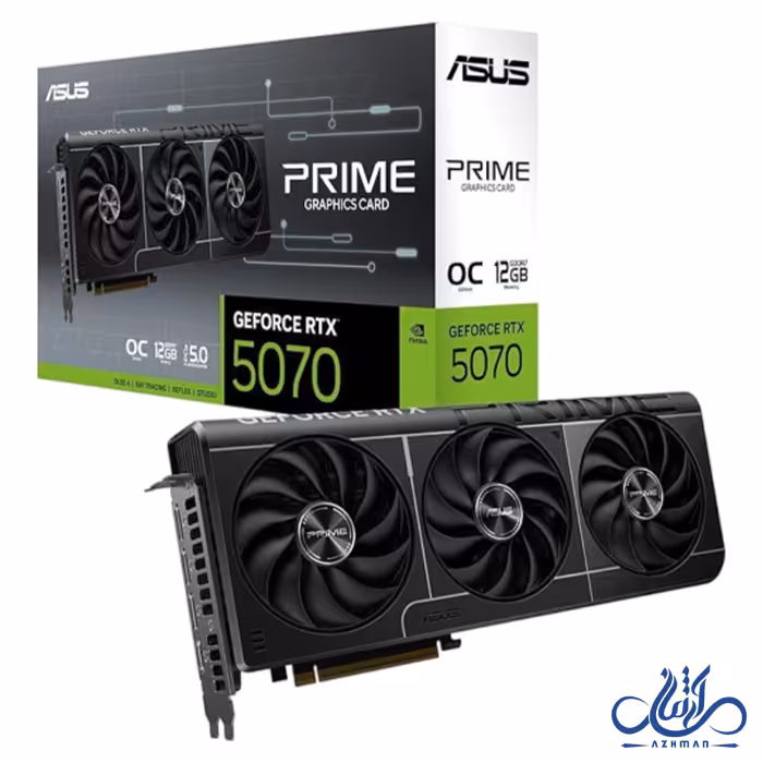 کارت گرافیک ایسوس مدل PRIME GeForce RTX 5070 OC 12GB GDDR7