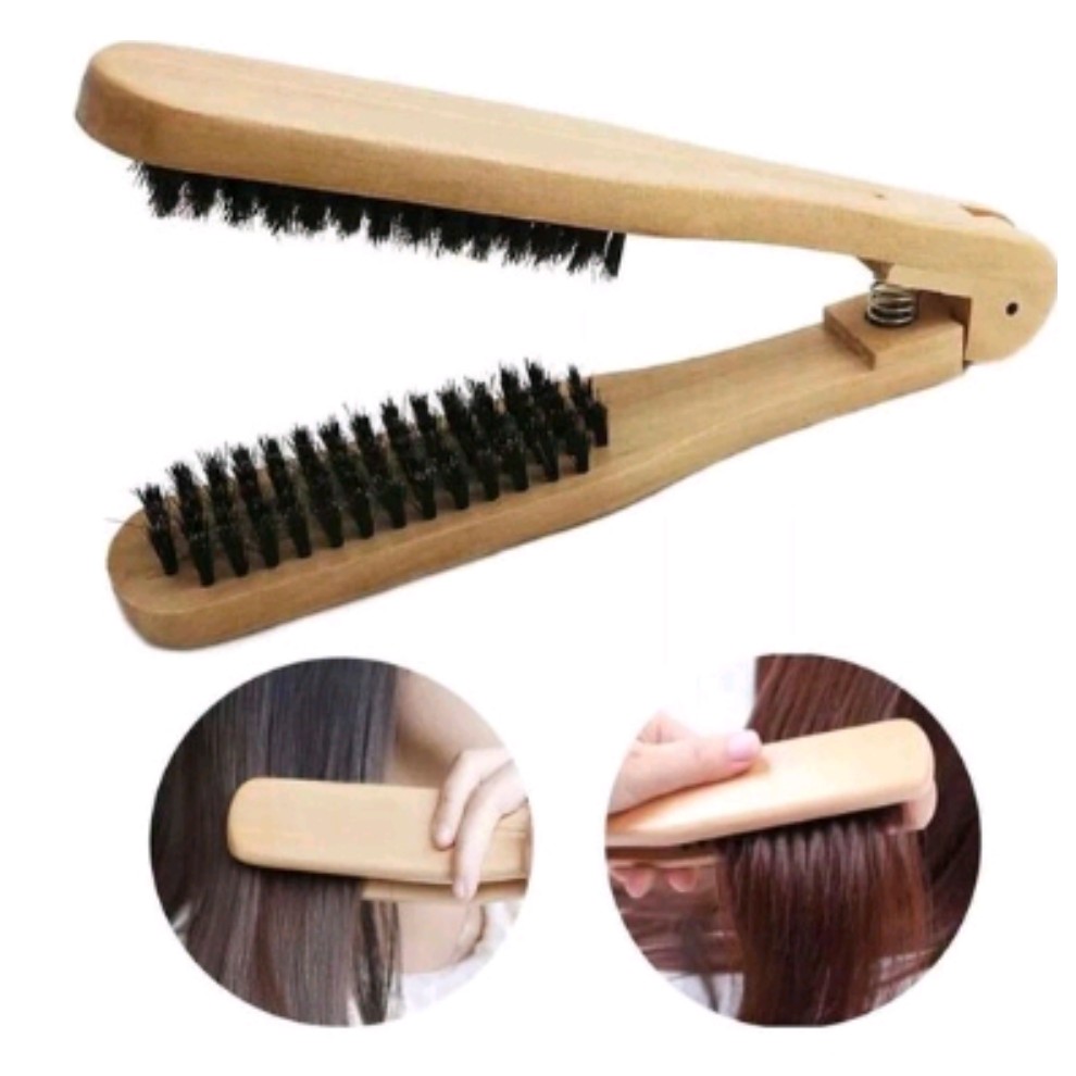 برس کراتین برس دوطرفه چوبی مخصوص کراتین مقاوم و کاربردی 