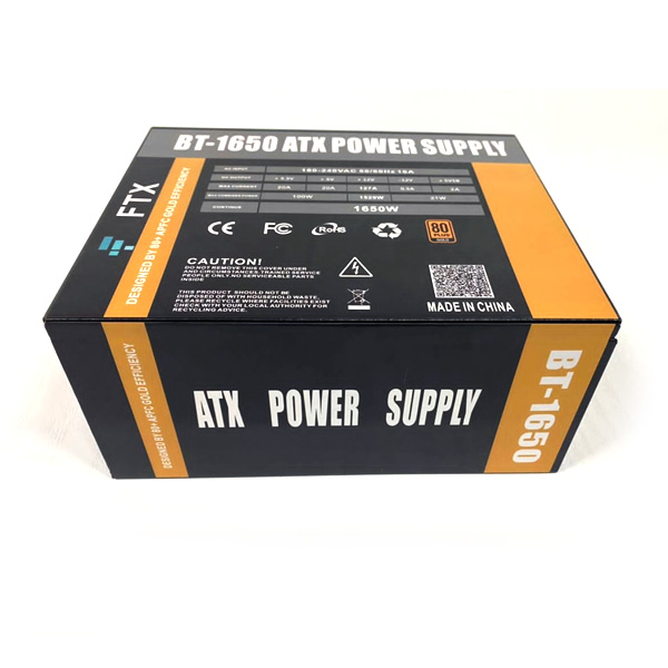 منبع تغذیه کامپیوتر اف تی ایکس مدل BT-1650
