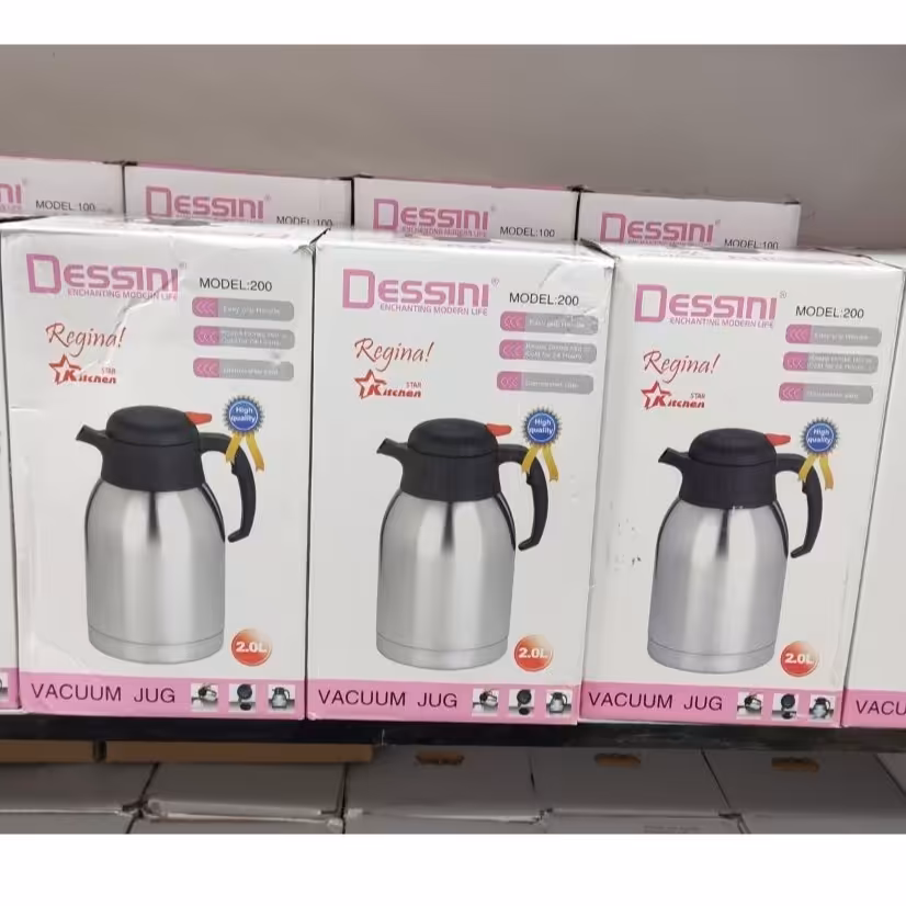 فلاسک دسینی 2لیتر استیل خمره ای 