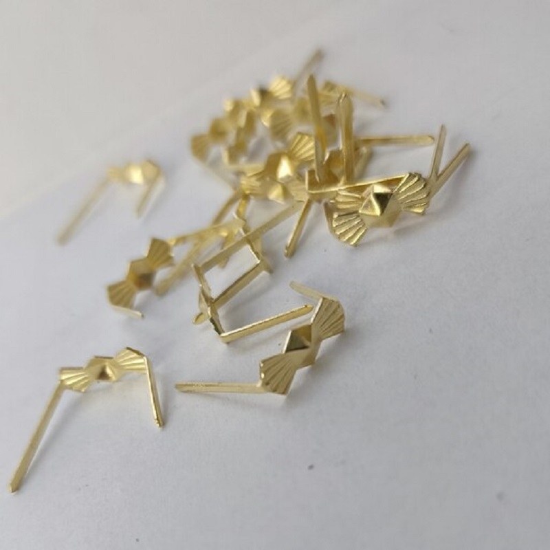 کریستال لوستر آویز لوستر گیره لوستر پاپیون(بسته 50عددی)(یه پا بلند)