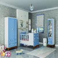 سرویس خواب دو منظوره نوزاد-نوجوان مدل فلورانس