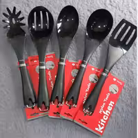 کفگیر و ملاقه نسوز ،رنگ مشکی ،ارتفاع 30 سانت ،بدون استند ،محصول وارداتی