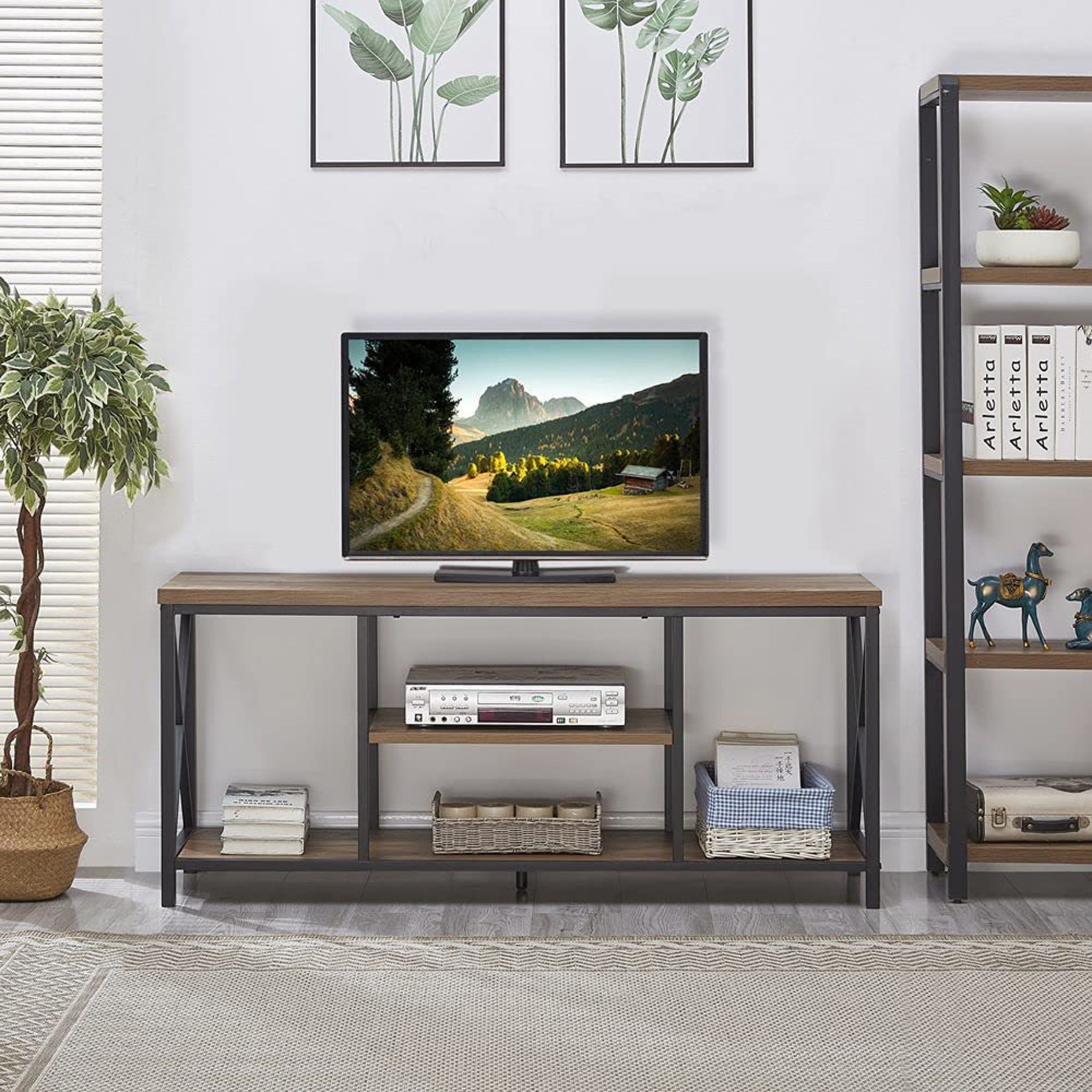 میز تلوزیون چوبین نورا مدل WD-13 (هزینه ارسال بر عهده ی مشتری و پس کرایه)