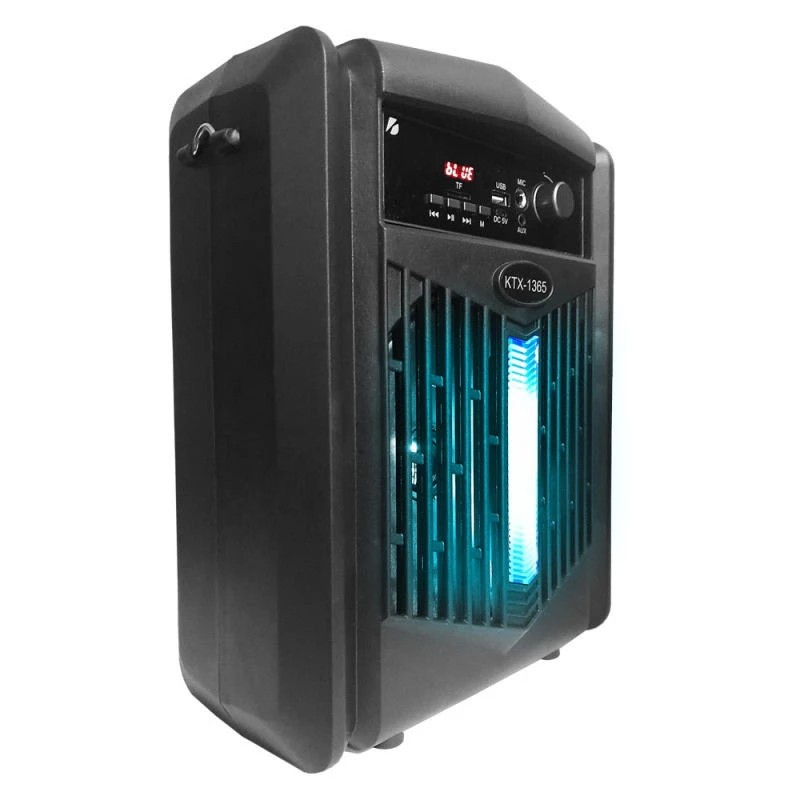 اسپیکر بلوتوثی قابل حمل دارای میکروفون و بند رو دوشی با حجم صدای بالا ودباکیفیت 