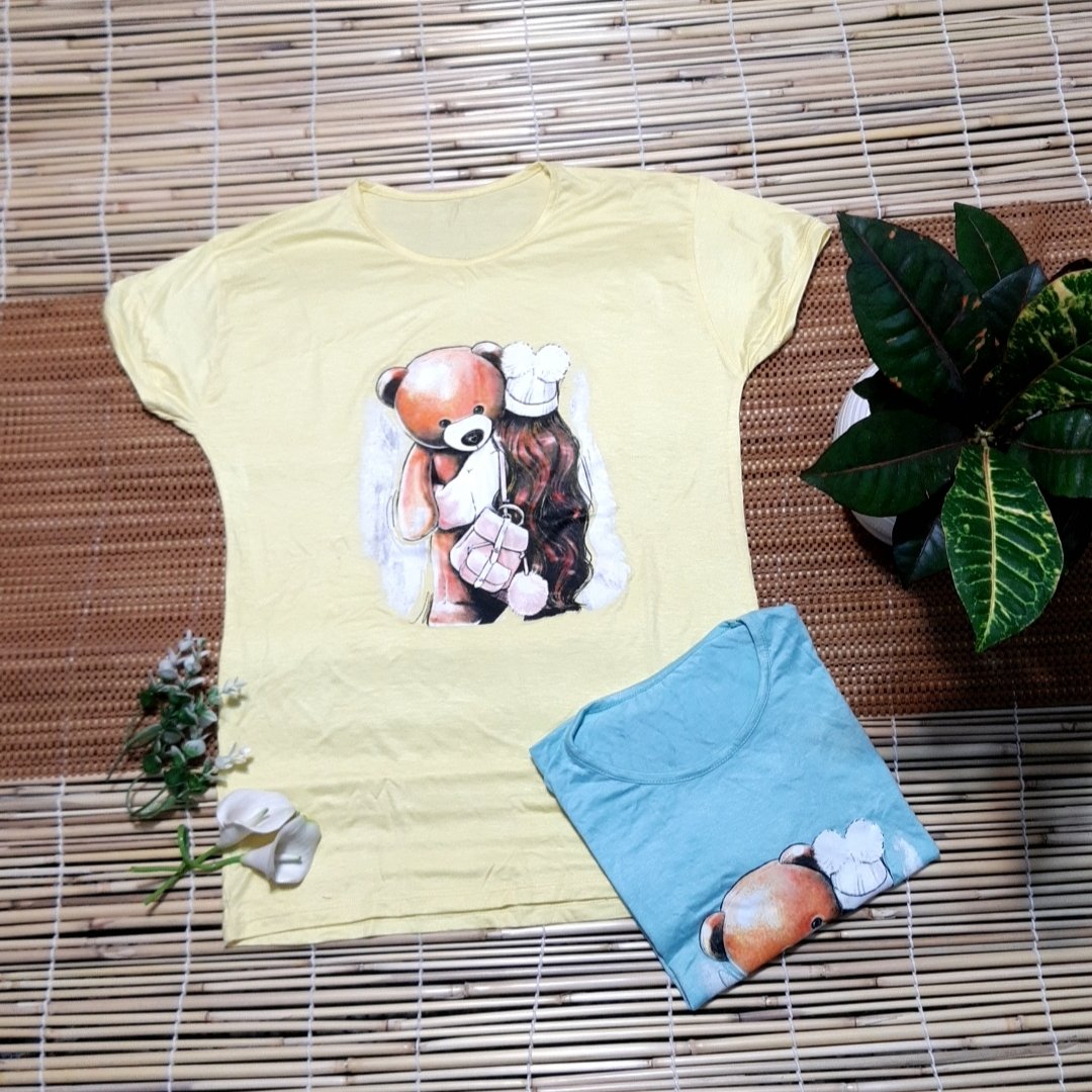 تیشرت دخترانه ویسکوز