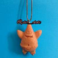  سرکلیدی چوبی  یا آویز چوبی طرح پاتریک